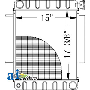 CJD0100    Radiator---Replaces 9828621